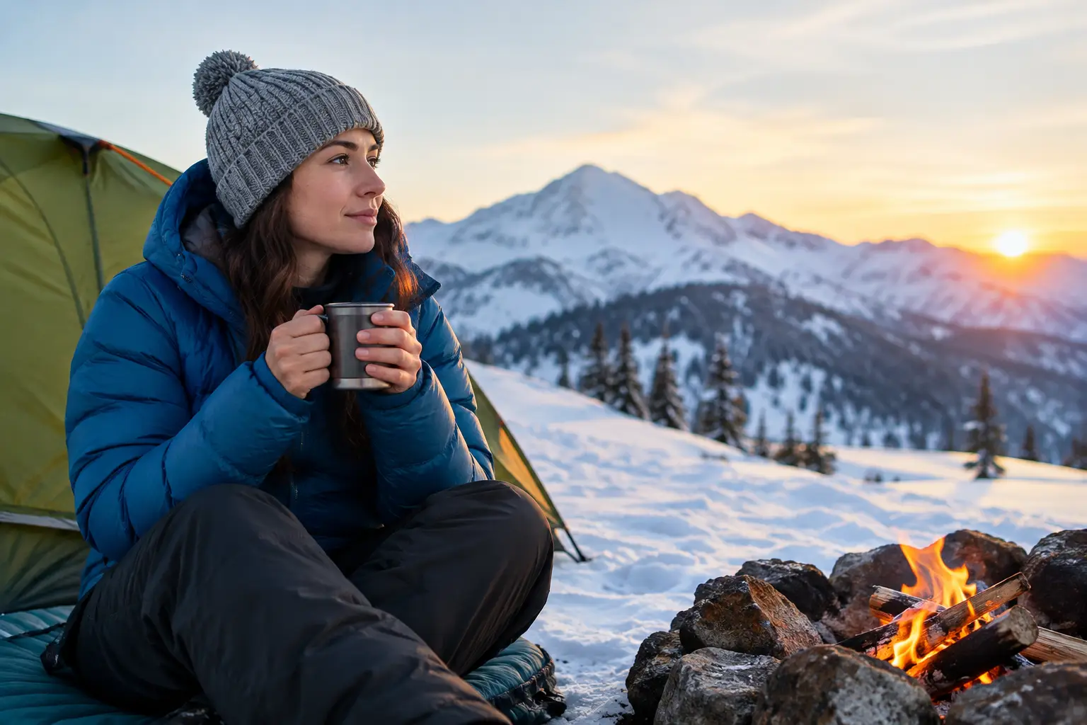 How to Stay Warm Camping on Cold Weather Trips