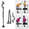 Posture Cane Adjustable Height Walking Stick Hiking Walking Aid Cane