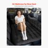 Car Air Mattress, Inflatable Back Seat Car Camping Mattress, Flocking Travel Beds, Durable Portable Sleeping Pad with Air Pump, 2 Pillows, Nozzle