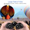 10-180X100 High-Powered Binoculars, 8-24x Magnification, 50mm Objective Lens, Low Light Night Vision, Multi-Layer Coated Aspherical Lenses