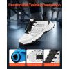 Cross Training Shoes, M Width Sneakers US Size 10, Wide Toe Box Shoes with Arch Support & Adjustable Lace-up, Training Shoes for Running, Gymnastics