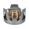1pc Mini Portable Outdoor Picnic Alcohol Stove Alcohol For Backpacking; Lightweight Brass Spirit Burner With Aluminium Stand For Camping Hiking