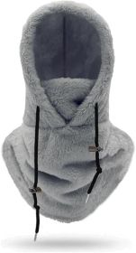 Helios Sherpa Fleece Balaclava (Color: Gray)