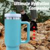 40oz V2 large capacity tumbler,  With Handle And Straw Lid