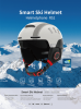 Ski sports intelligent Bluetooth helmet (WIFI + APP, phone answering, sound navigation
