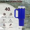 40oz V2 large capacity tumbler,  With Handle And Straw Lid